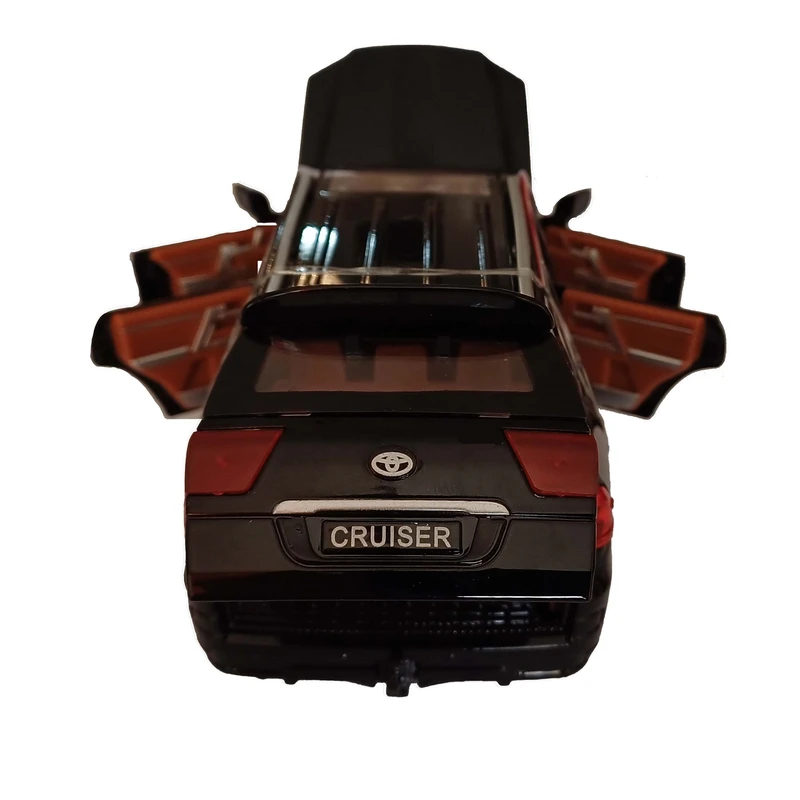 عکس شماره 11 : ماشین بازی مدل عقب کش فلزی سایز بزرگ طرح تویوتا لندکروز