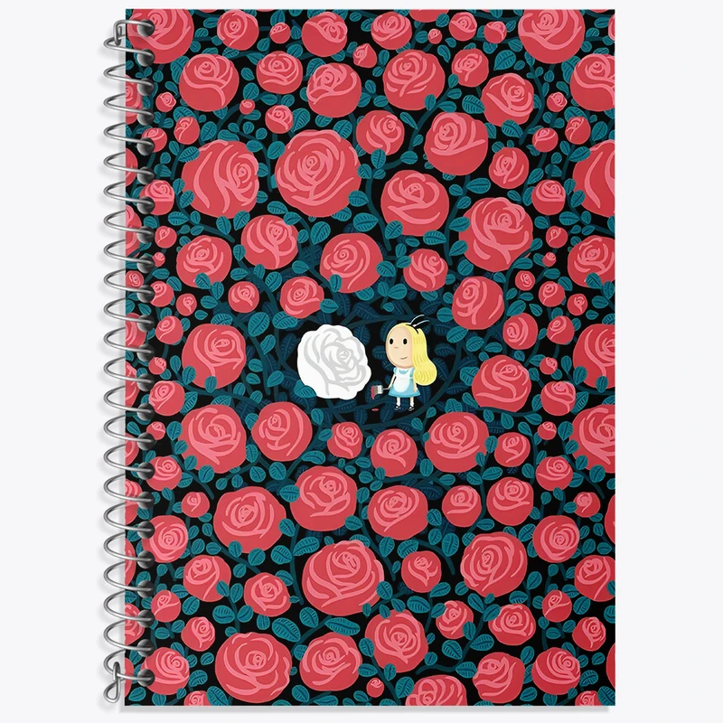 دفتر زبان 50 برگ خندالو مدل سه خط طرح دخترانه کد N2675