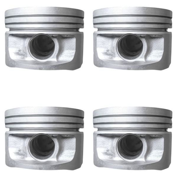 بوش و پیستون و گژن پین خودرو عظام مدل 001878 کد XU7 مناسب برای پژو 405 و پارس بسته 4 عددی