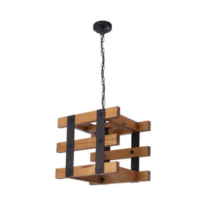 چراغ آویز ای دی ام وود مدل چوبی کد W-530