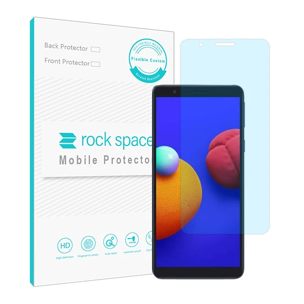 محافظ صفحه نمایش ضد اشعه آبی راک اسپیس مدل HyBLU مناسب برای گوشی موبایل سامسونگ Galaxy A01 CORE