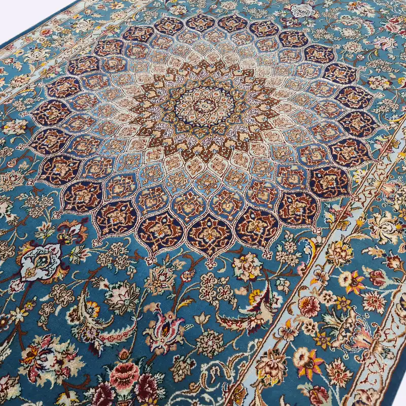 فرش دستبافت دو نیم متری اصفهان داوری کد 1254