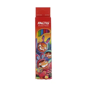 Factis 301447 F0722 Rabbit Color Pencil Pack of 6