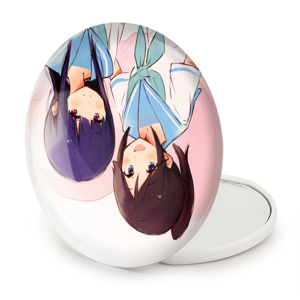 آینه جیبی خندالو طرح کاساکی و میزور انیمه لیز و پرنده آبی مدل تاشو کد 23822 آینه جیبی خندالو طرح کاساکی و میزور انیمه لیز و پرنده آبی مدل تاشو کد 23822