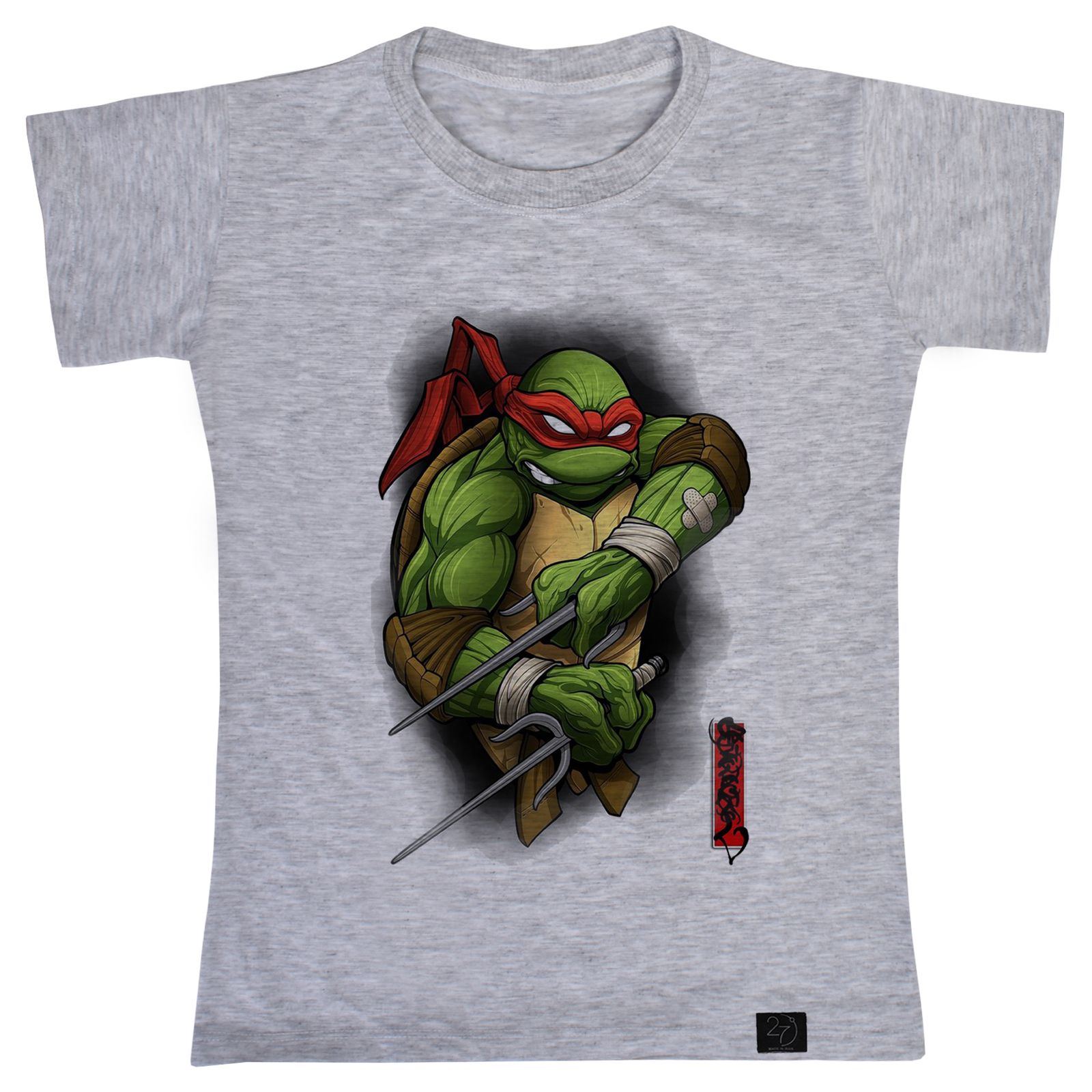 تی شرت آستین کوتاه پسرانه 27 مدل لاکپشت نینجا کد WN1106
