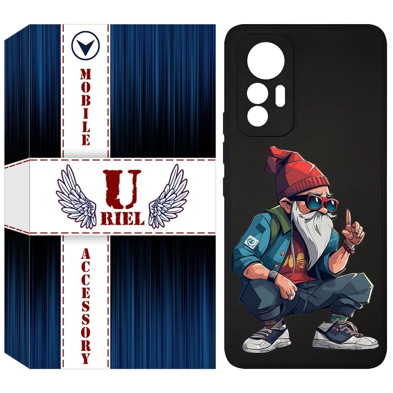 کاور یوریل مدل KSH کد 48 طرح پیرمرد مناسب برای گوشی موبایل شیائومی 12 Lite