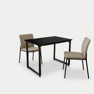 میز ناهارخوری دو نفره دیزم مدل مونتاژی LNC_asm_90×80