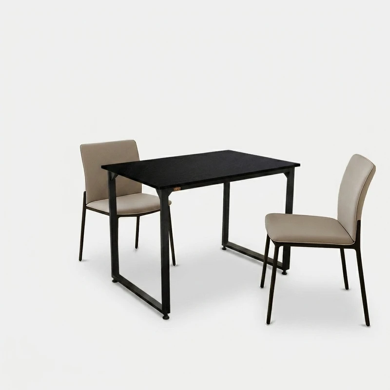 میز ناهارخوری دو نفره دیزم مدل مونتاژی LNC_asm_90×80