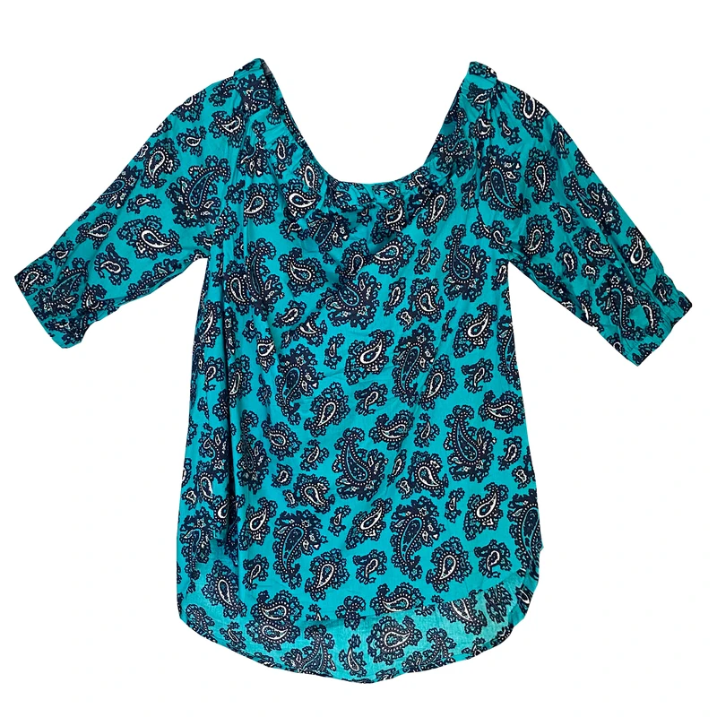 بلوز آستین کوتاه یقه گرد زنانه مایکل کورس مدل AG754