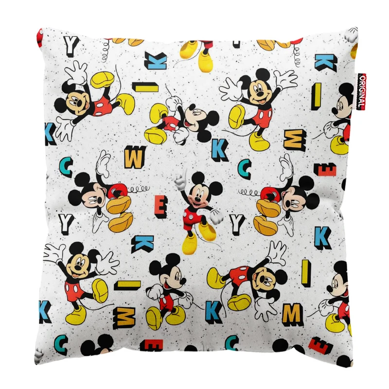 کوسن پاد آفرین طرح میکی موس سایز 30*30 سانتی متر کد 802
