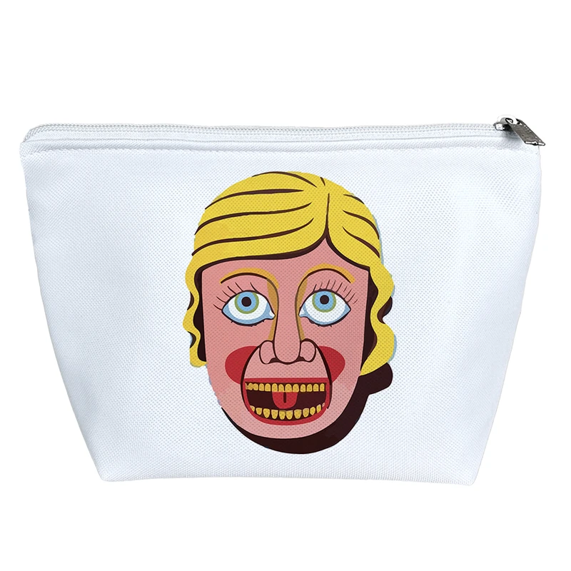 کیف لوازم آرایش دخترانه خندالو مدل ترسیده متعجب کد 10428