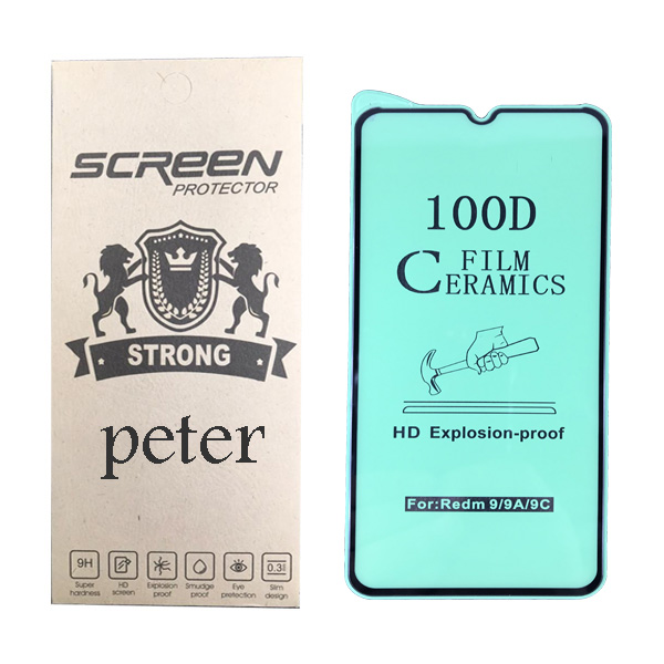 محافظ صفحه نمایش 100D پتر مدل s1 مناسب برای گوشی موبایل شیایومی Redmi9/9c/9A