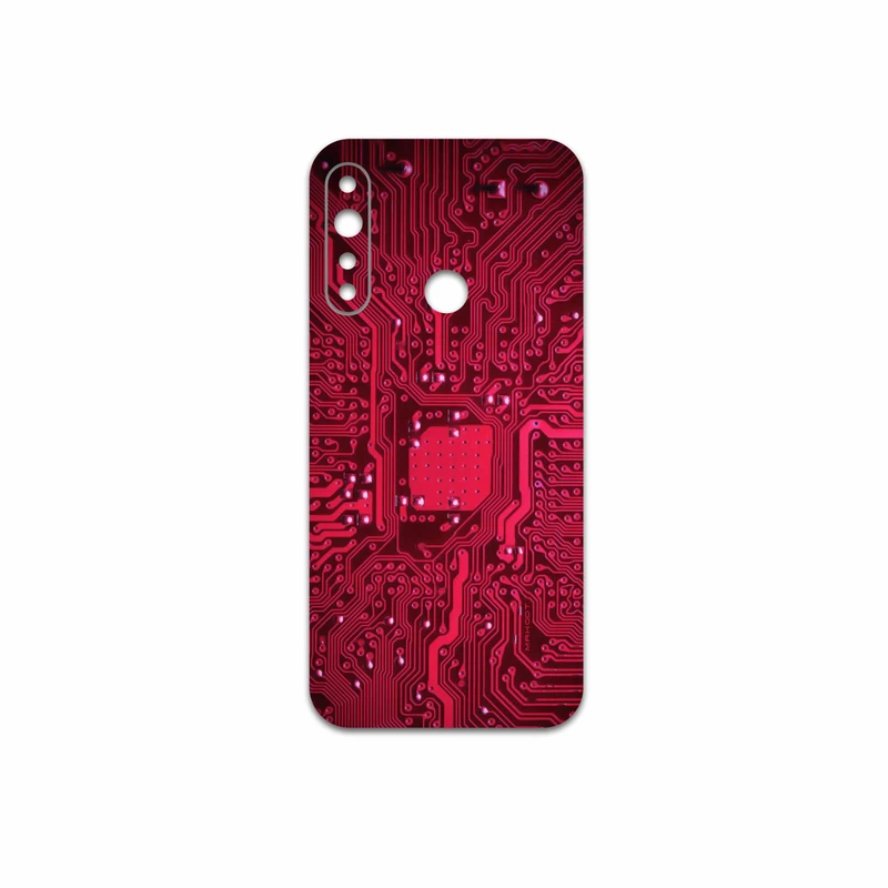 برچسب پوششی ماهوت مدل Red-Printed-Circuit-Board مناسب برای گوشی موبایل جی پلاس P10