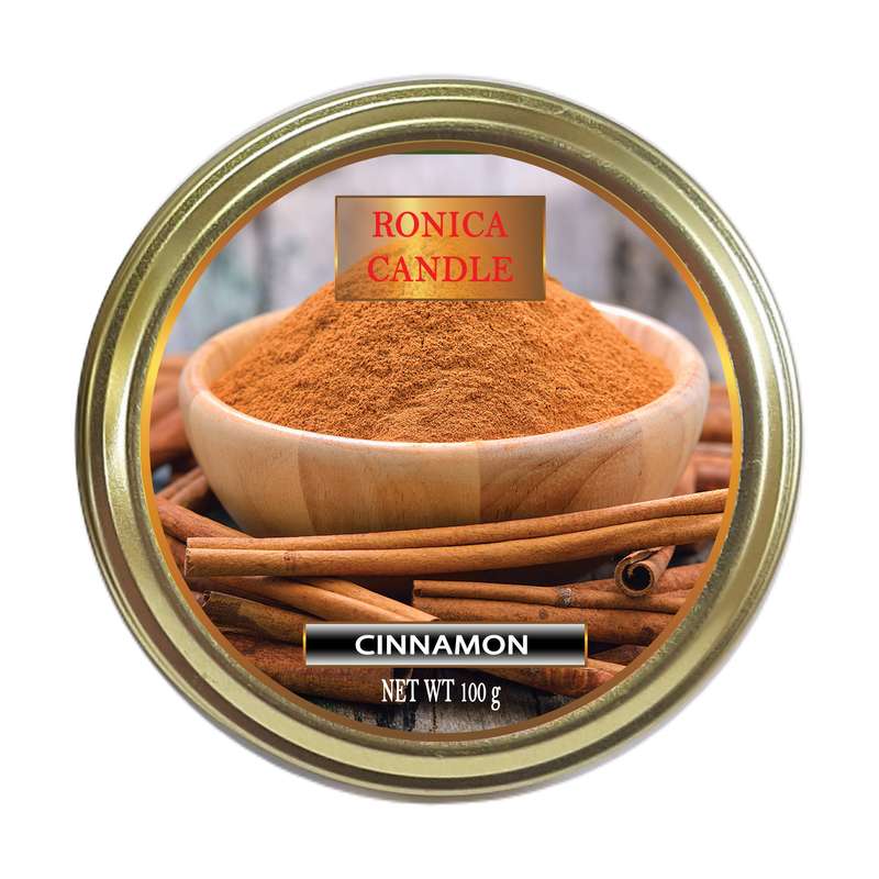   شمع دست ساز رونیکا مدل معطر دارچین