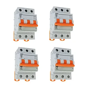 فیوز مینیاتوری سه فاز 16 آمپر آ ا گ مدل DE93-B16 بسته 4 عددی