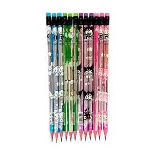 مداد مشکی پرودون با درجه سختی HB مدل کرومی و دوستان بسته 12 عددی