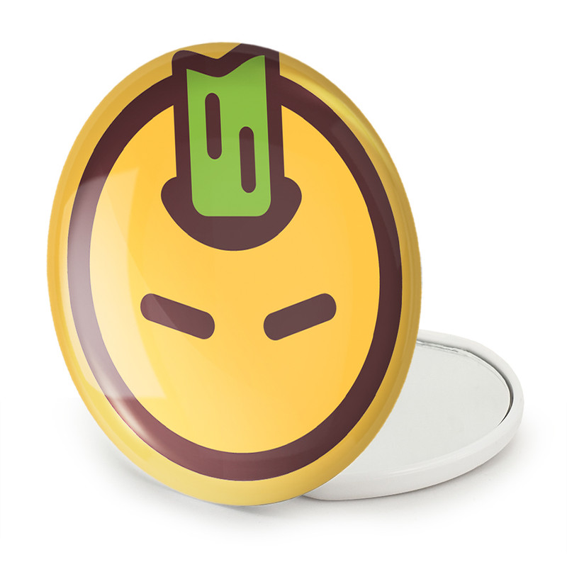 آینه جیبی خندالو طرح ایموجی Emoji مدل تاشو کد 3026