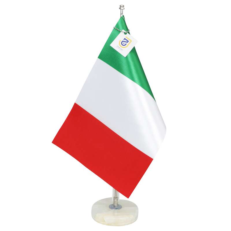 پرچم رومیزی جاویدان تندیس پرگاس مدل ایتالیا کد 2