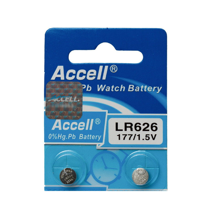 باتری ساعت اکسل مدل LR 626 بسته دو عددی