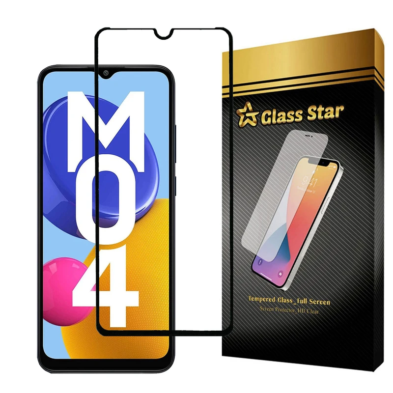 محافظ صفحه نمایش فول گلس استار مدل FULPLUSS مناسب برای گوشی موبایل سامسونگ Galaxy M04
