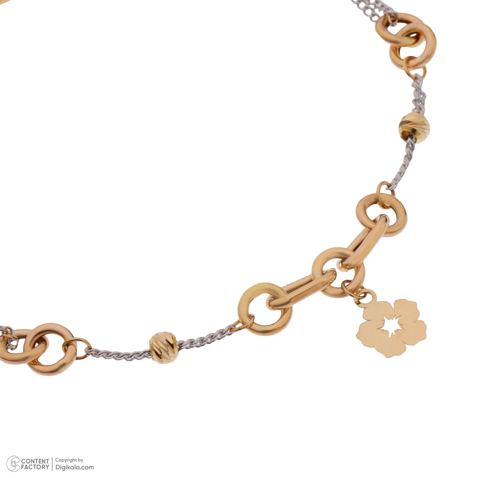 دستبند طلا 18 عیار زنانه مایا ماهک مدل MB1690 -  - 4