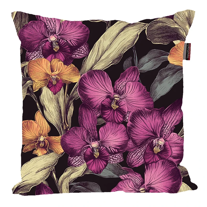 کوسن پاد آفرین مدل گل و برگ کد PK401001