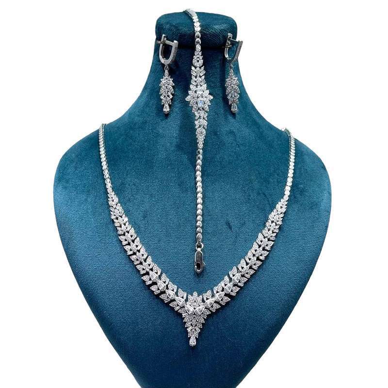 نیم ست نقره زنانه مدل SI S3