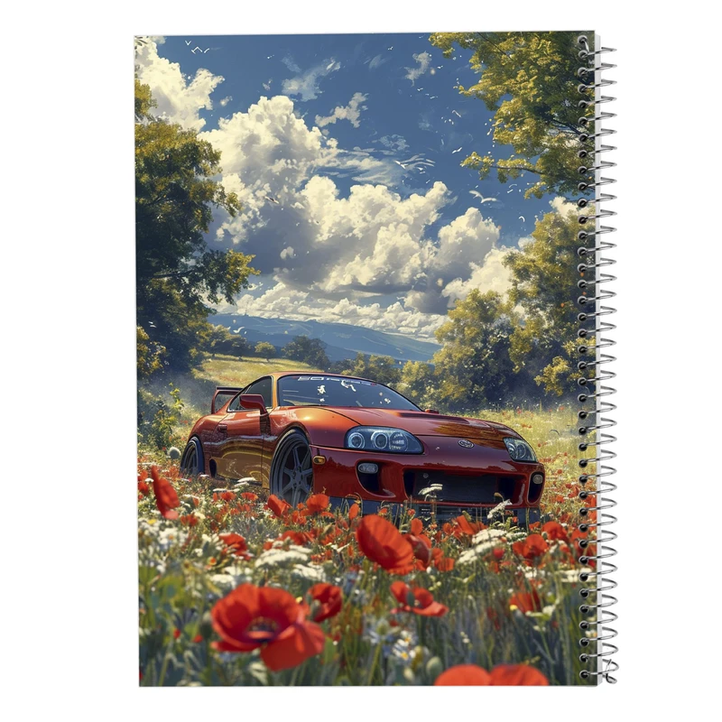 دفتر مشق 100 برگ مدوپد مدل need for speed کد DF13624