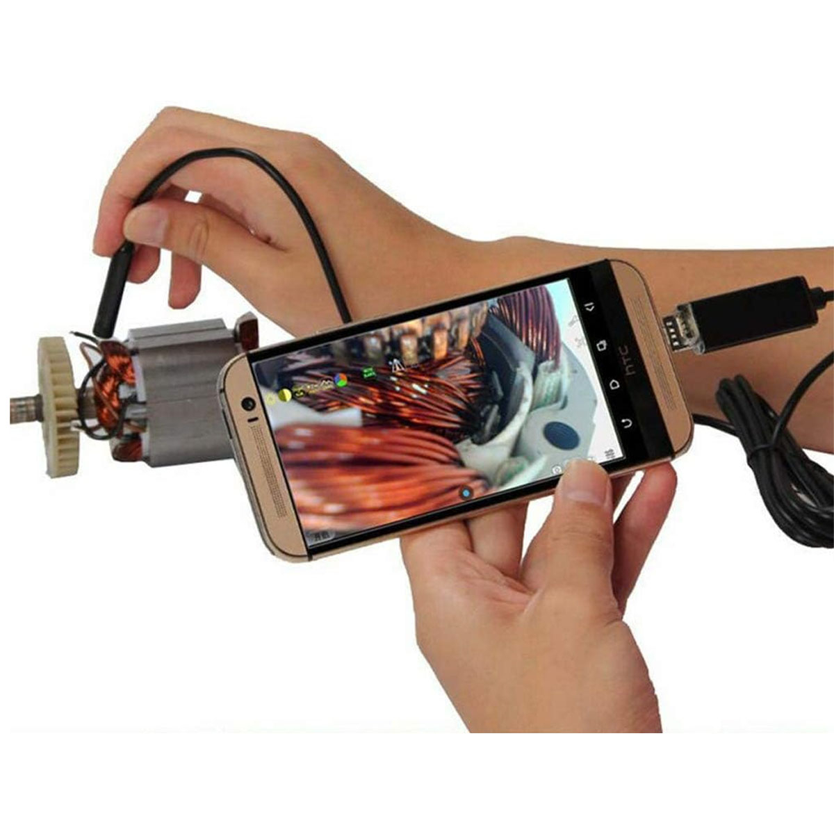 دوربین آندوسکوپی مدل چراغدار Waterproof New 2024