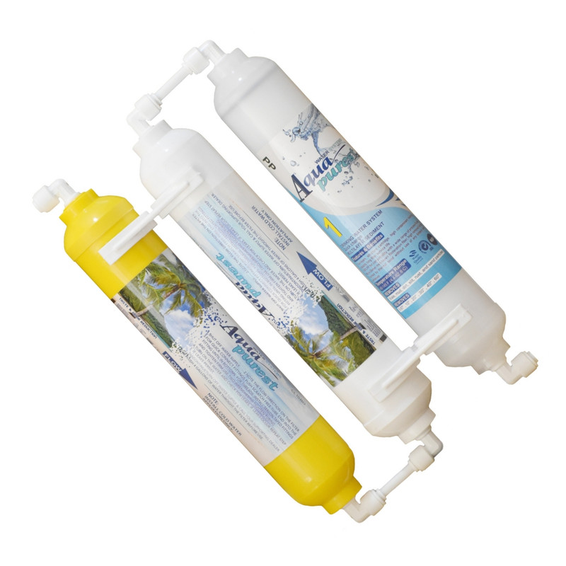 فیلتر تصفیه آب یخچال و فریزر آکوا پیورست مدل INLINE- NSF 03 مجموعه 3 عددی