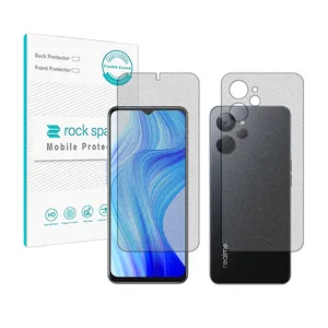 Rockspace HyMTT Matte screen protector suitable for Realme 10T mobile phone along with the back of the phone