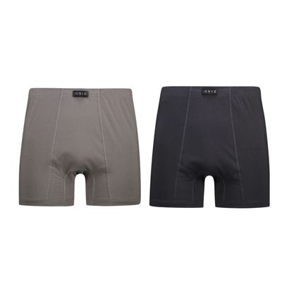 شورت مردانه پا دار باکسر جناب مدل الوان کد 01 بسته 2 عددی