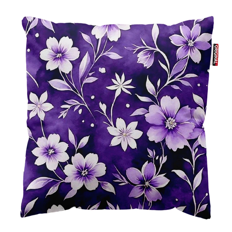  کوسن پاد آفرین طرح گل کد 3834 سایز 30*30 سانتی متر