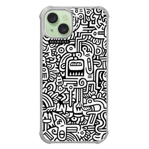 AKAM AMC-WTA15PLUS-DOODLE15 Cover For Apple iPhone 15 Plus