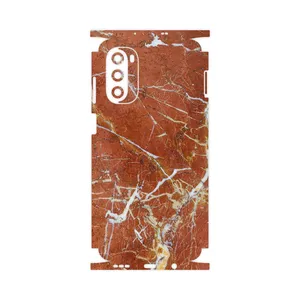 MAHOOT Red Marble-FullSkin Cover Sticker for Motorola Moto G52