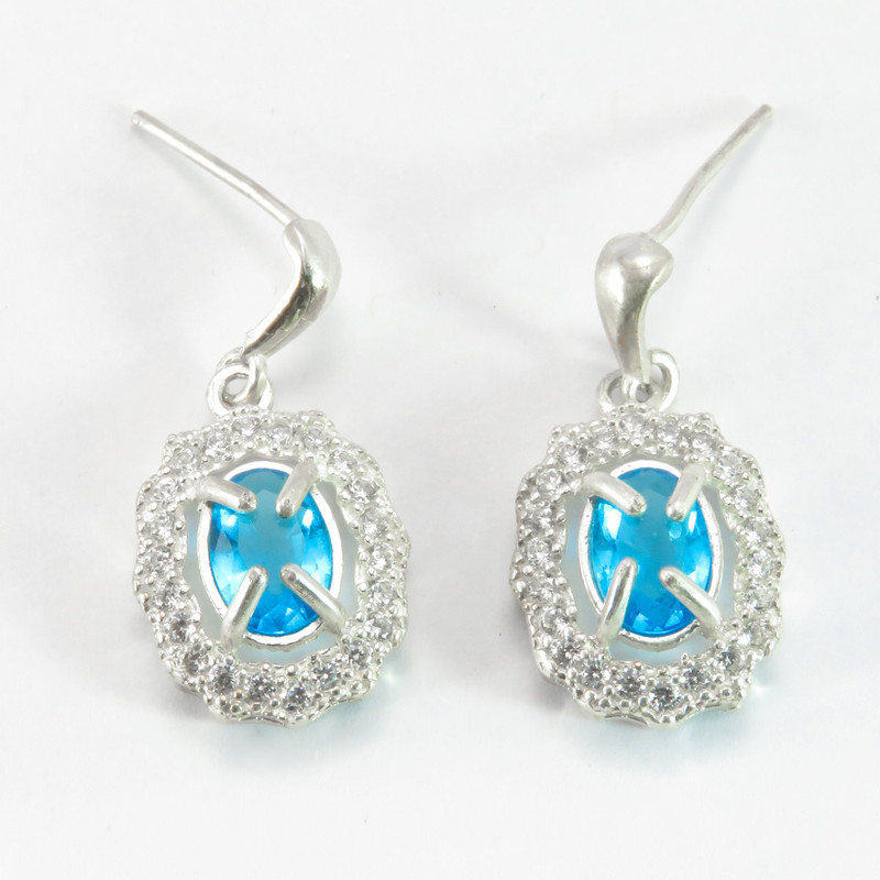 نیم ست نقره زنانه کد AV141