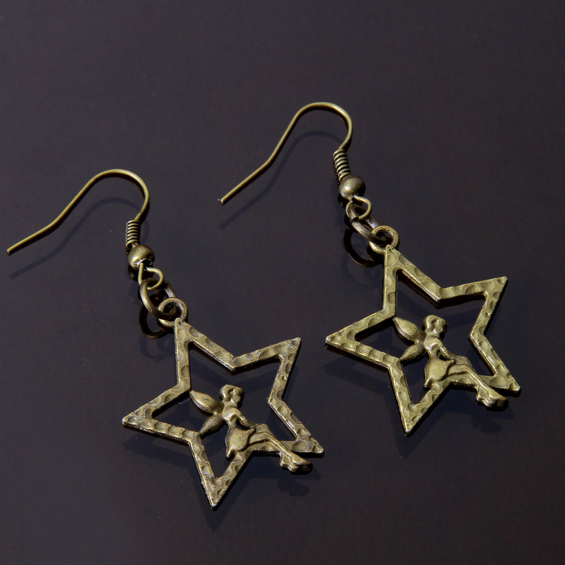 گوشواره دخترانه بازرگانی میلادی کد GZN_082