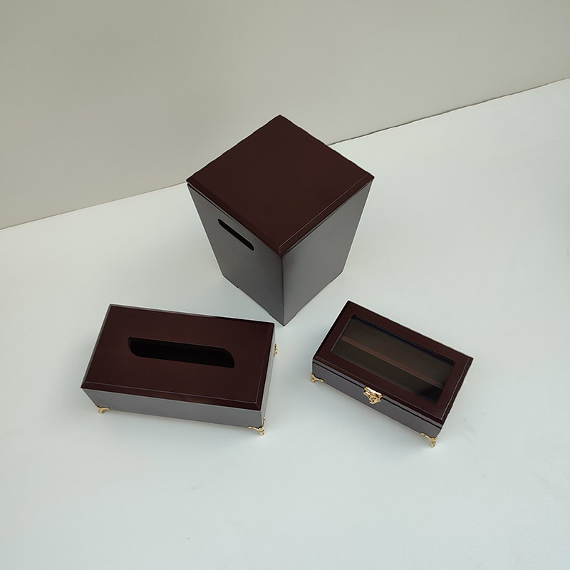 ست سطل و جای دستمال کد 3021 به همراه جا کاردی