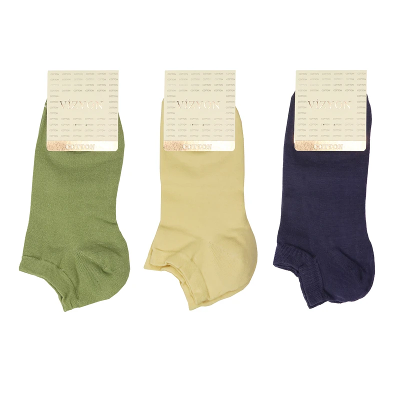جوراب ساق کوتاه مردانه ویزیون کد VMS301.3Z1 بسته 3 عددی