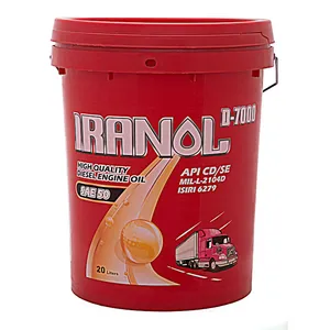 روغن موتور ایرانول طرح توزیع عادلانه مدل D-7000-SAE50 حجم 20 لیتر