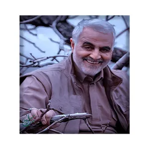 کاشی مبین ایده طرح شهید سپهبد حاج قاسم سلیمانی کد 1155