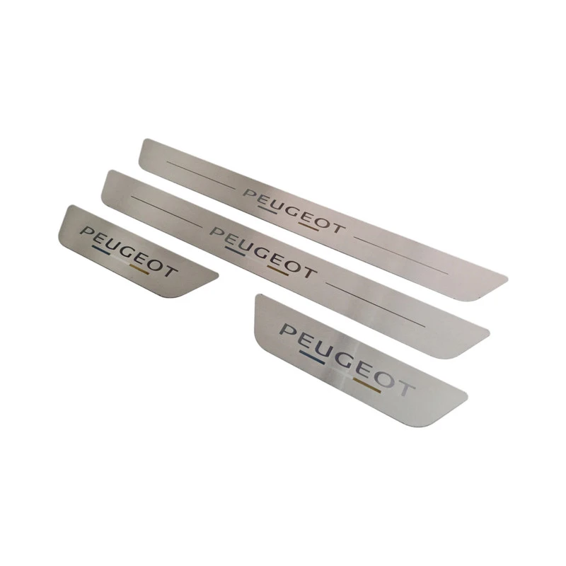 پارکابی خودرو چیکال مدل استیل کد V-221 مناسب برای پژو ۲۰۶ و ۲۰۷ بسته چهار عددی