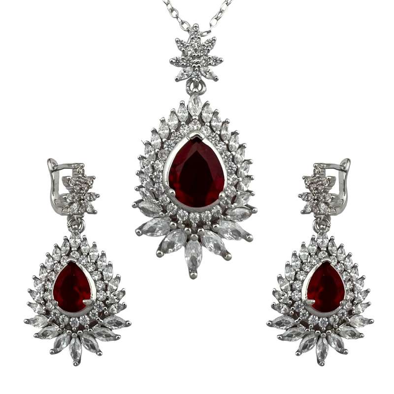 نیم ست زنانه مدل جواهری کد M4189 نیم ست زنانه مدل جواهری کد M4189