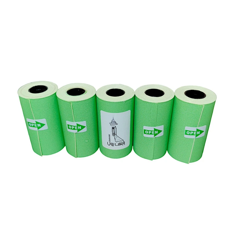 لیبل حرارتی سبز پایتخت رول مدل LA3G بسته 5 عددی