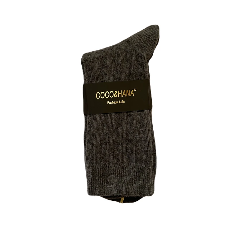 جوراب ساق بلند مردانه کوکو اند هانا مدل پشمی