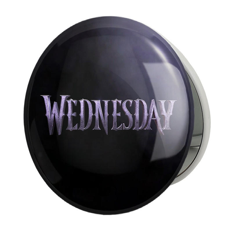 آینه جیبی خندالو طرح سریال ونزدی Wednesday مدل تاشو کد 25297 