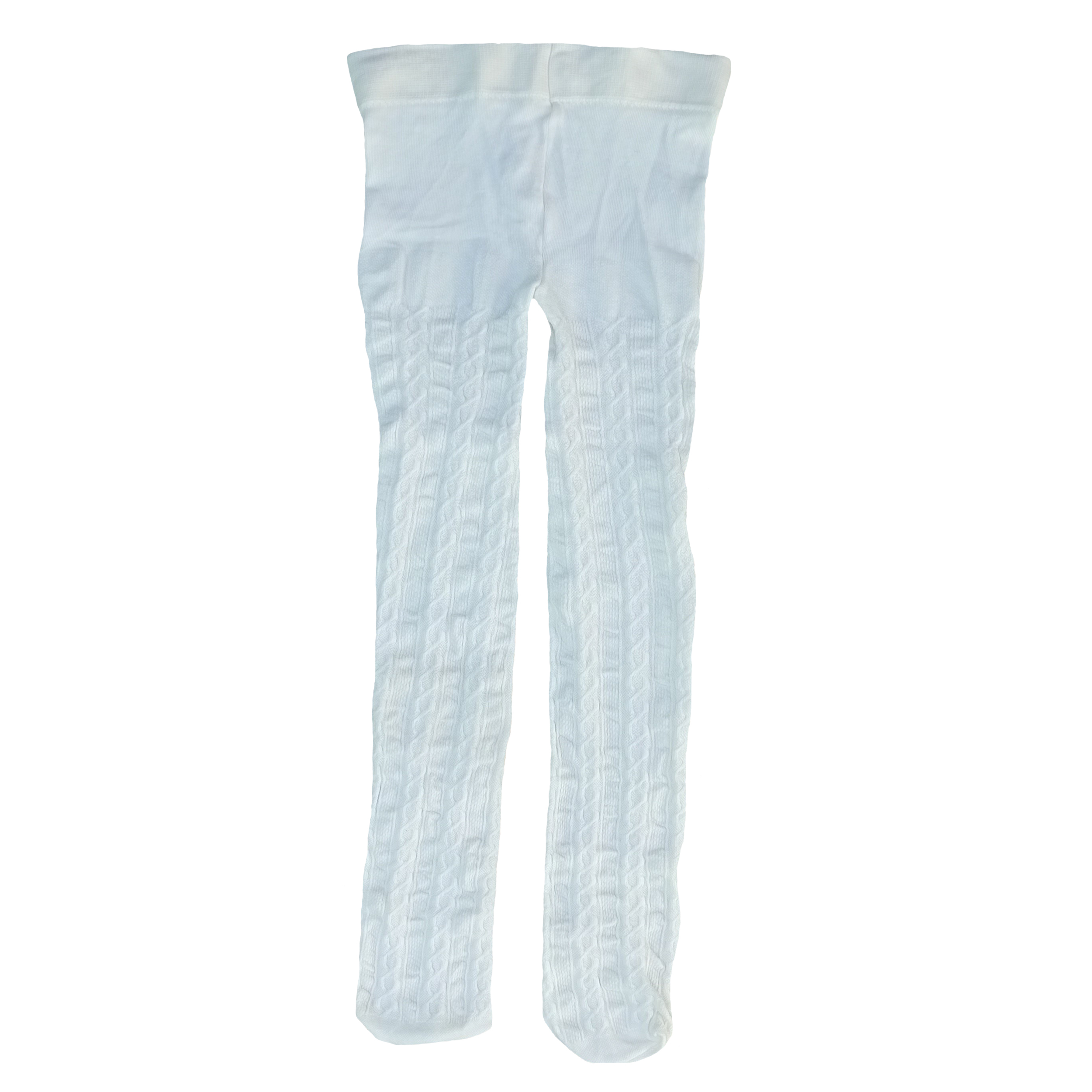 جوراب شلواری دخترانه پنتی مدل بافت رنگ سفید