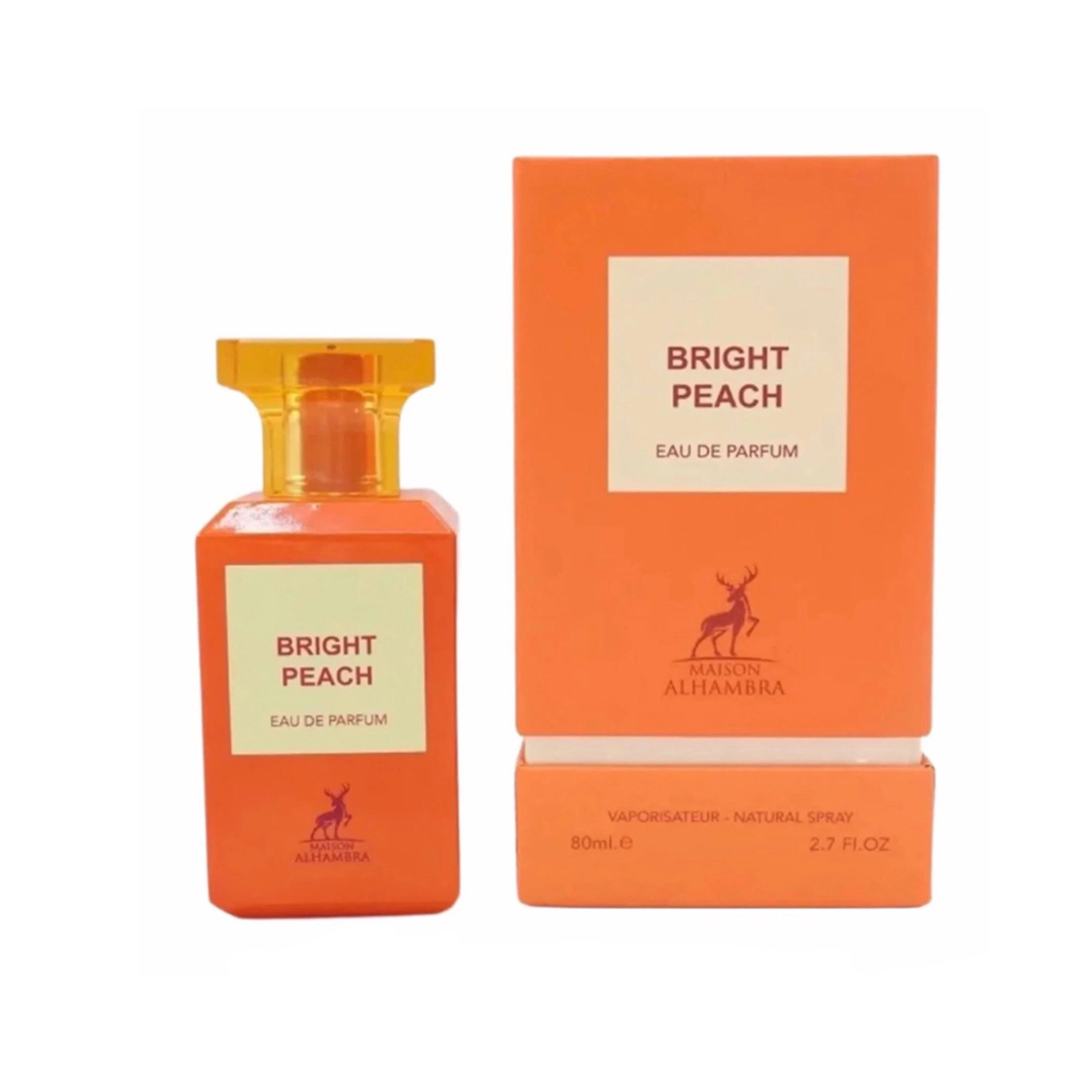 ادوپرفیوم زنانه الحمبرا مدل Bright Peach حجم 80 میلی‌لیتر