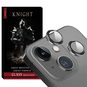 Knight Ring Metal Camera Lens Protector For Apple Iphone 13 / 13 Mini