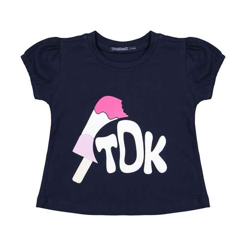 تی شرت آستین کوتاه دخترانه تودوک مدل 2151592-59